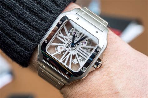 cartier santos skeleton price
